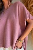 Conrad Cap Sleeve Tank Dark Dusky Rose